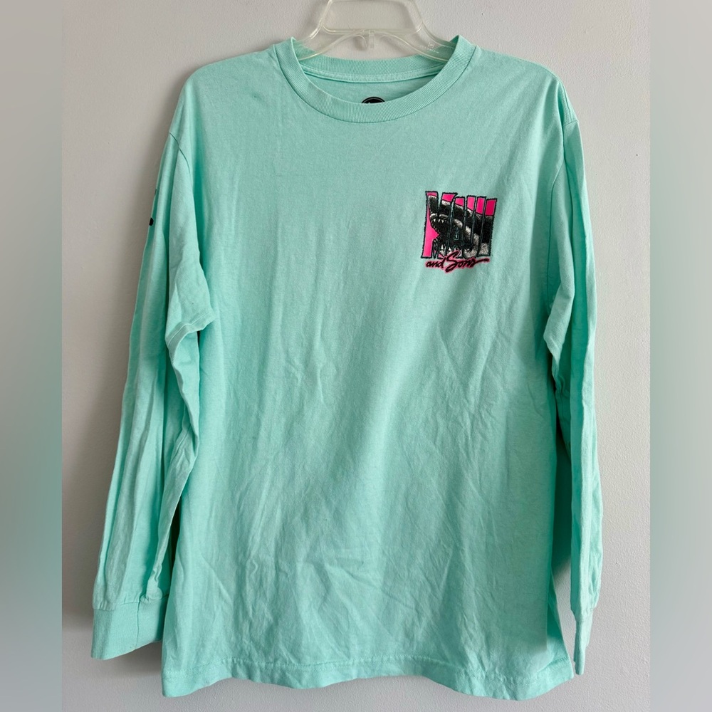 Maui and Sons Mint Green Long Sleeve Tee - Picture 1 of 4